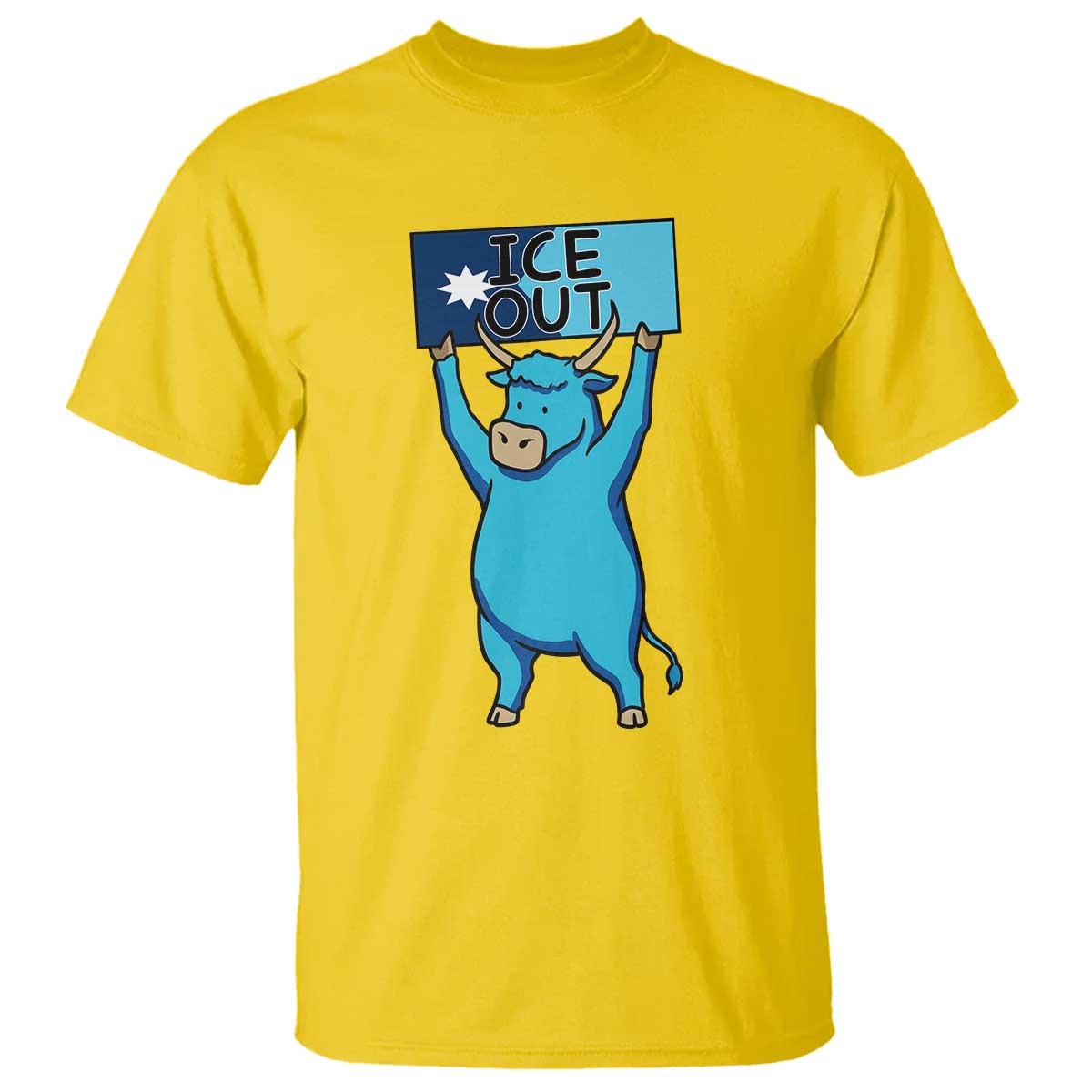 Funny Minnesota Folklore Babe The Blue Ox T Shirt Ice Out