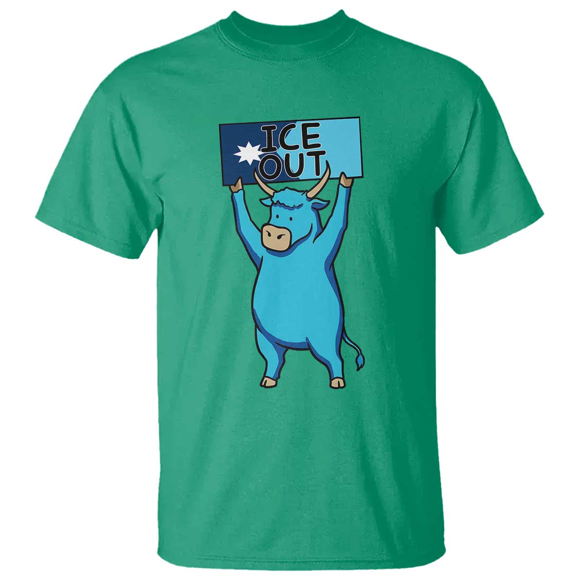 Funny Minnesota Folklore Babe The Blue Ox T Shirt Ice Out