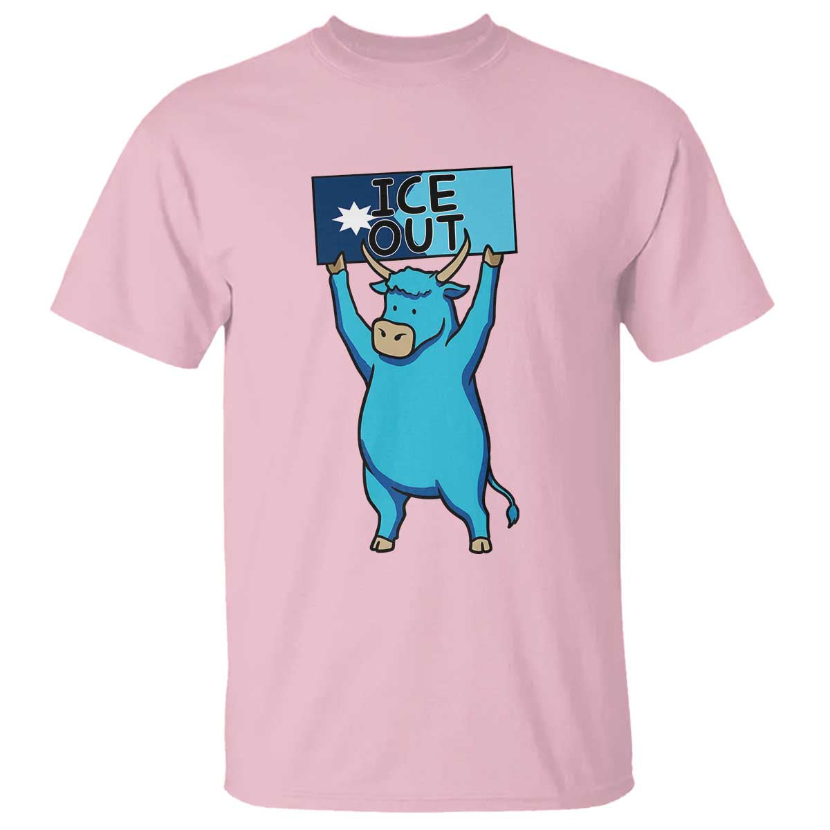 Funny Minnesota Folklore Babe The Blue Ox T Shirt Ice Out