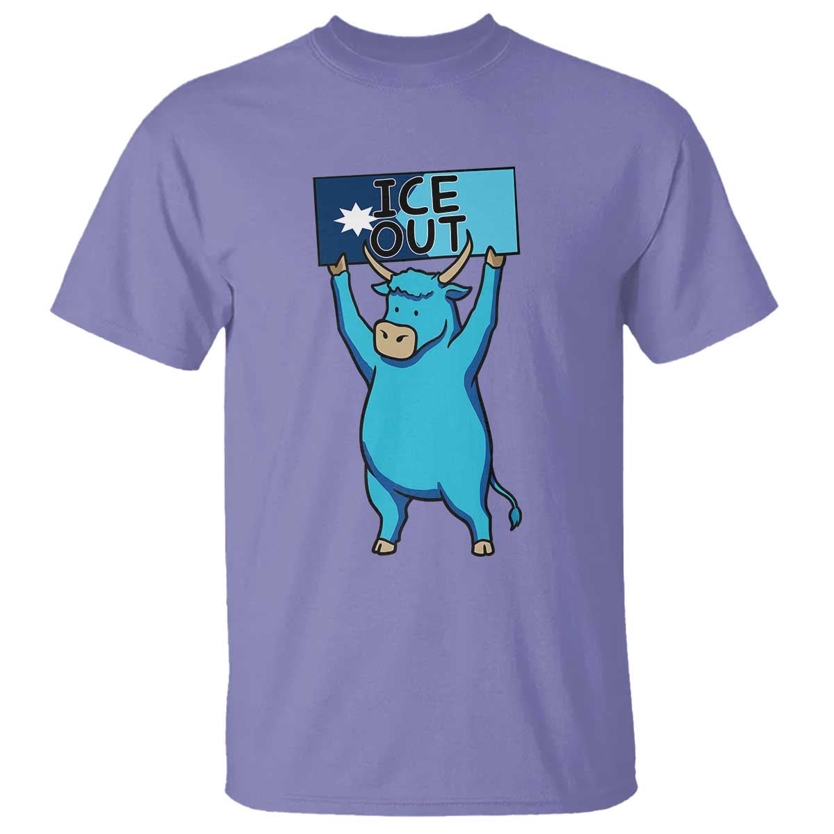 Funny Minnesota Folklore Babe The Blue Ox T Shirt Ice Out