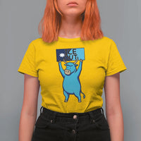 Funny Minnesota Folklore Babe The Blue Ox T Shirt For Women Ice Out