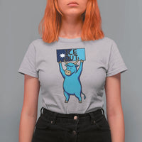 Funny Minnesota Folklore Babe The Blue Ox T Shirt For Women Ice Out