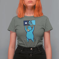 Funny Minnesota Folklore Babe The Blue Ox T Shirt For Women Ice Out