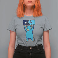Funny Minnesota Folklore Babe The Blue Ox T Shirt For Women Ice Out