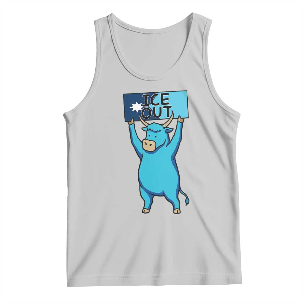 Funny Minnesota Folklore Babe The Blue Ox Tank Top Ice Out