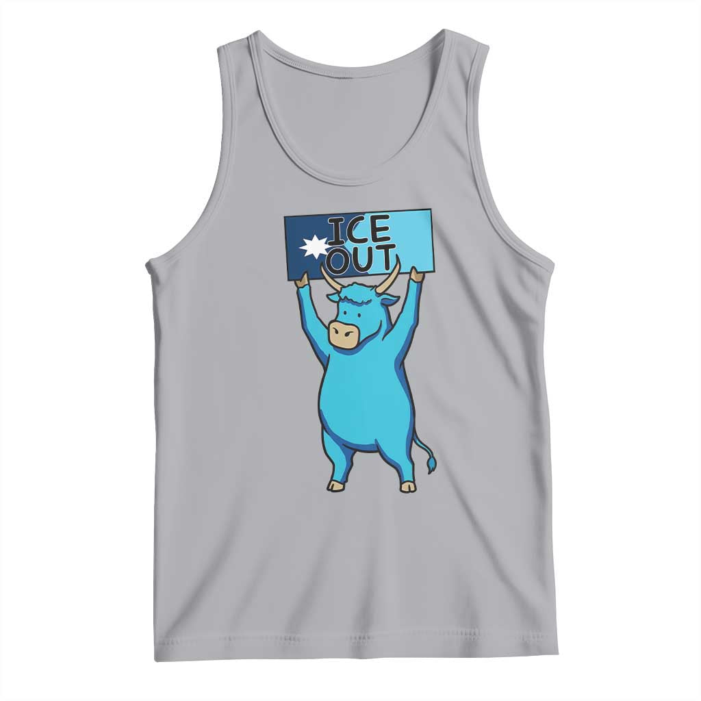 Funny Minnesota Folklore Babe The Blue Ox Tank Top Ice Out