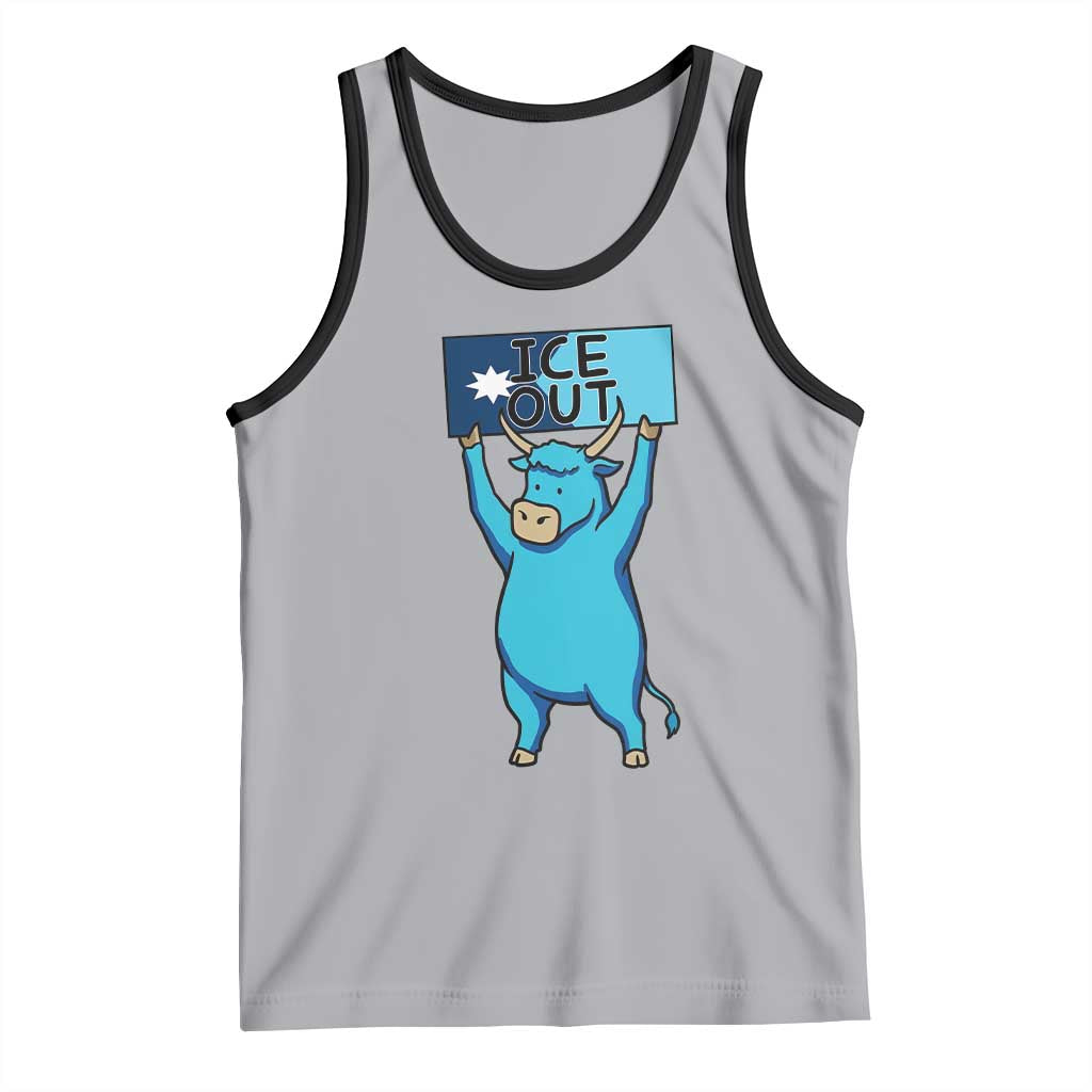 Funny Minnesota Folklore Babe The Blue Ox Tank Top Ice Out