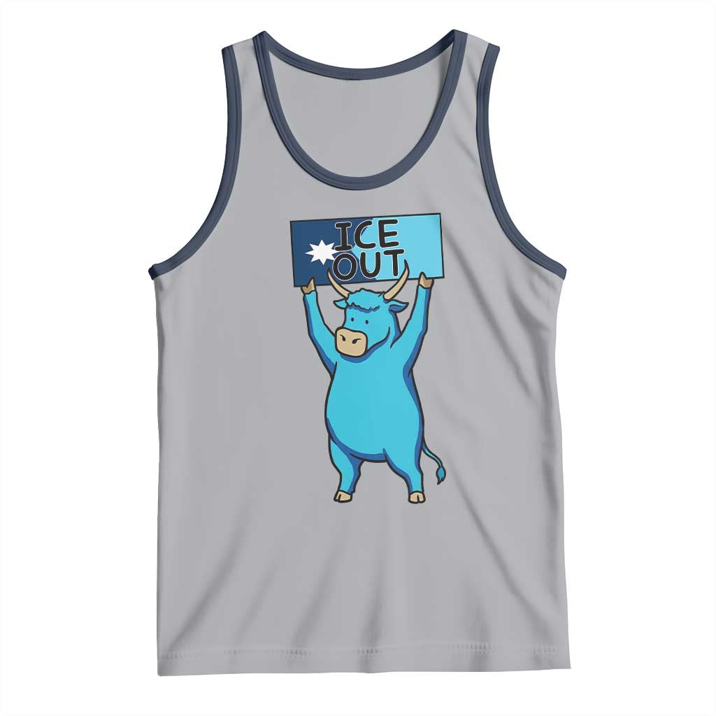 Funny Minnesota Folklore Babe The Blue Ox Tank Top Ice Out