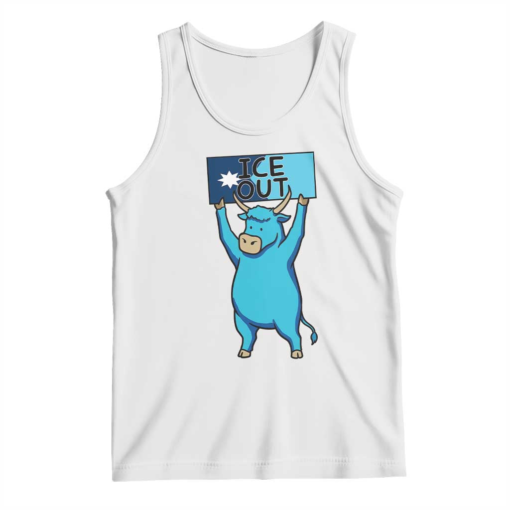 Funny Minnesota Folklore Babe The Blue Ox Tank Top Ice Out