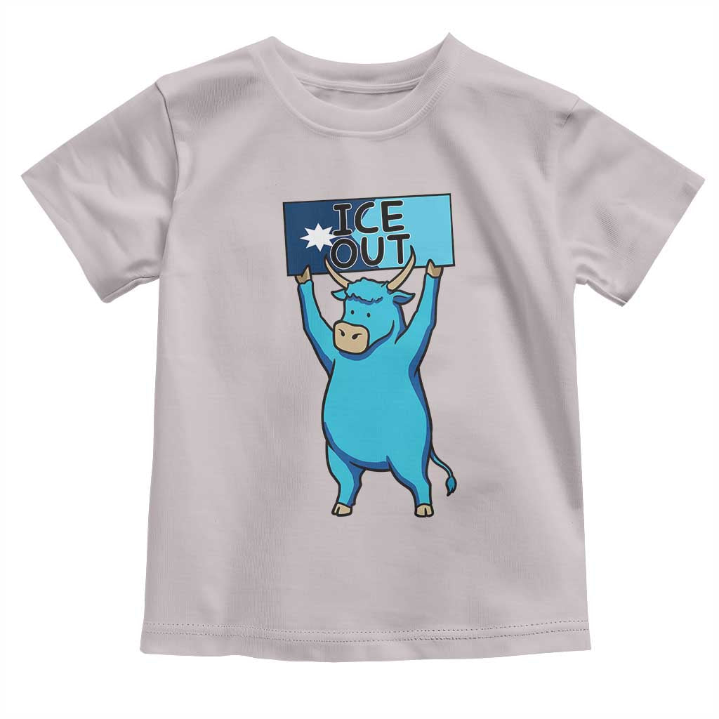Funny Minnesota Folklore Babe The Blue Ox Toddler T Shirt Ice Out