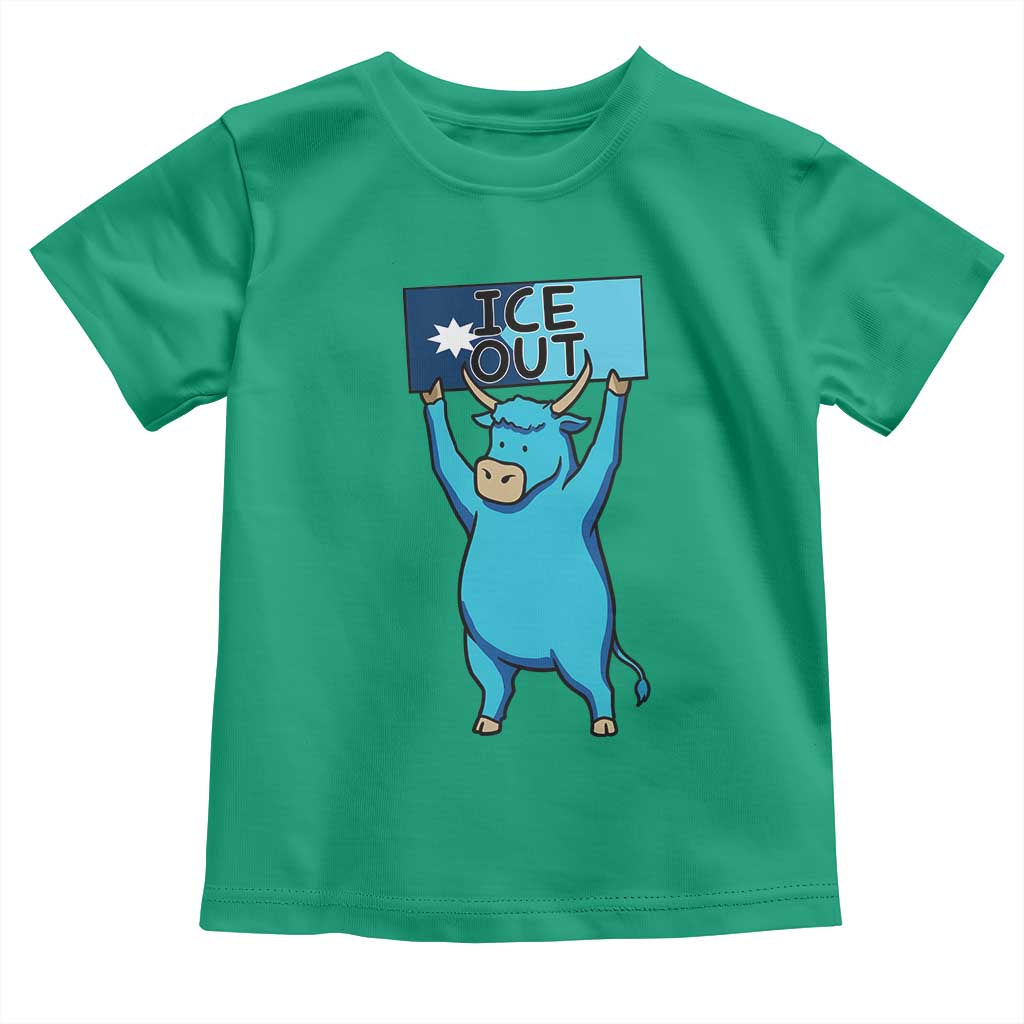 Funny Minnesota Folklore Babe The Blue Ox Toddler T Shirt Ice Out