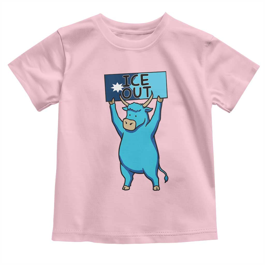 Funny Minnesota Folklore Babe The Blue Ox Toddler T Shirt Ice Out