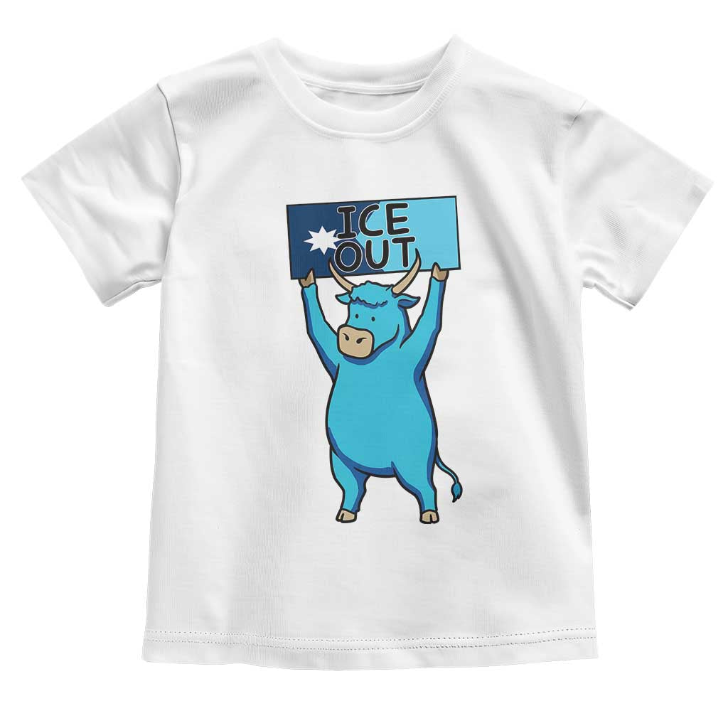 Funny Minnesota Folklore Babe The Blue Ox Toddler T Shirt Ice Out