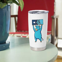 Funny Minnesota Folklore Babe The Blue Ox Tumbler Cup Ice Out