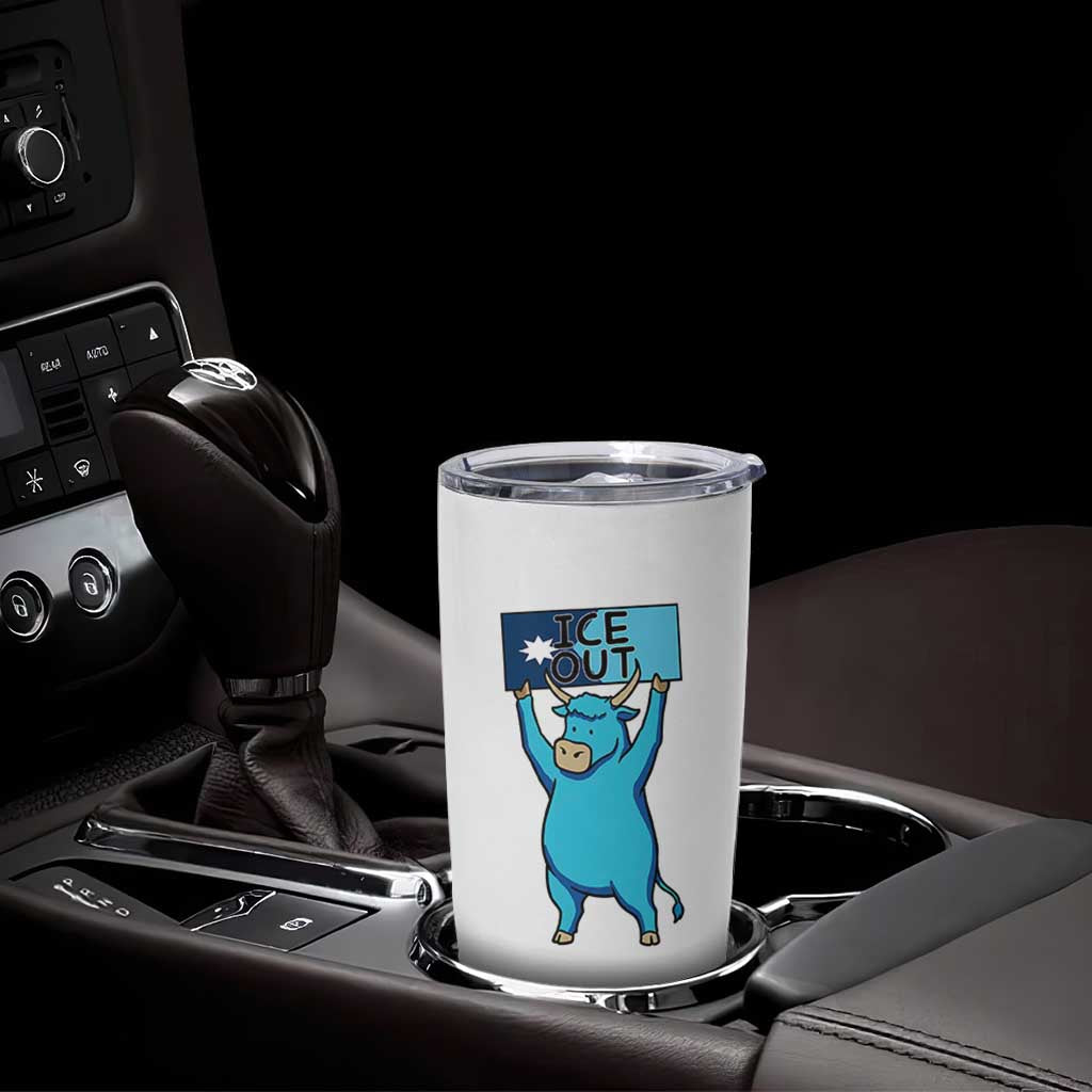 Funny Minnesota Folklore Babe The Blue Ox Tumbler Cup Ice Out