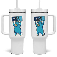 Funny Minnesota Folklore Babe The Blue Ox Tumbler With Handle Ice Out