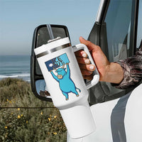 Funny Minnesota Folklore Babe The Blue Ox Tumbler With Handle Ice Out