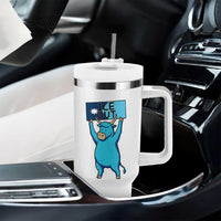 Funny Minnesota Folklore Babe The Blue Ox Tumbler With Handle Ice Out
