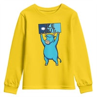 Funny Minnesota Folklore Babe The Blue Ox Youth Sweatshirt Ice Out