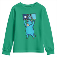 Funny Minnesota Folklore Babe The Blue Ox Youth Sweatshirt Ice Out