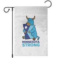 Minnesota Strong Garden Flag Blue Ox Midwest Folklore Heritage