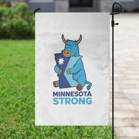 Minnesota Strong Garden Flag Blue Ox Midwest Folklore Heritage