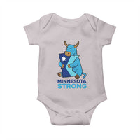 Minnesota Strong Baby Onesie Blue Ox Midwest Folklore Heritage