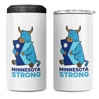 Minnesota Strong 4 in 1 Can Cooler Tumbler Blue Ox Midwest Folklore Heritage