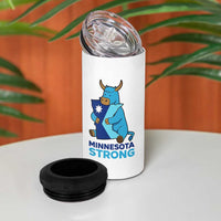 Minnesota Strong 4 in 1 Can Cooler Tumbler Blue Ox Midwest Folklore Heritage
