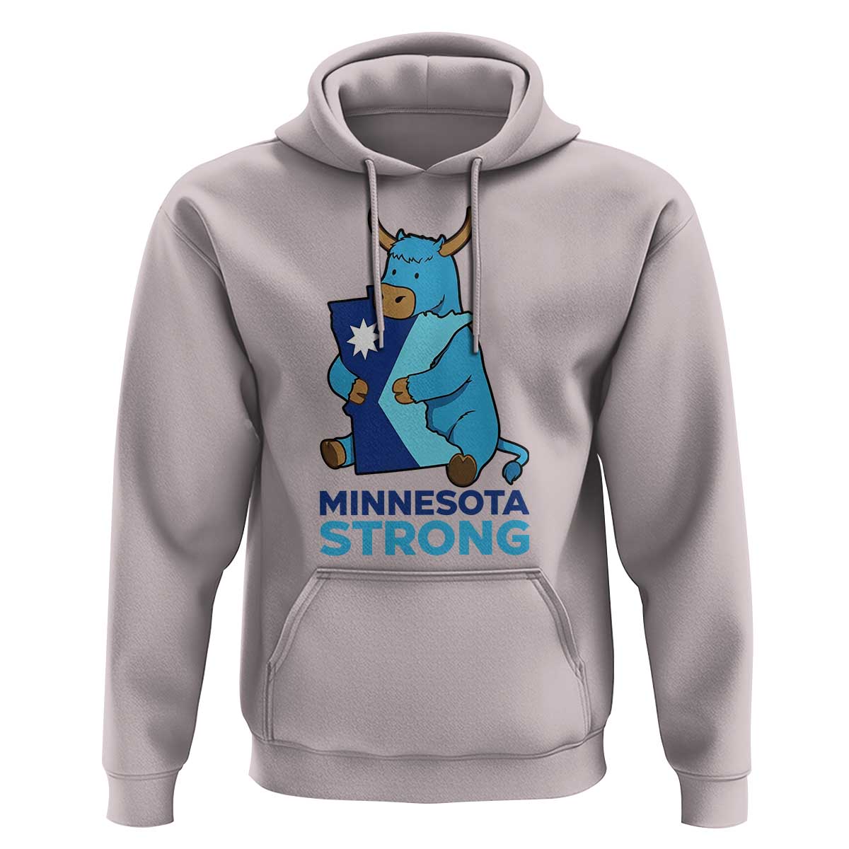 Minnesota Strong Hoodie Blue Ox Midwest Folklore Heritage