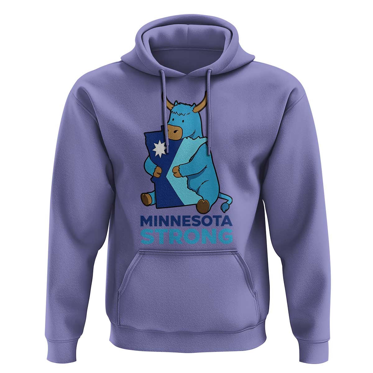 Minnesota Strong Hoodie Blue Ox Midwest Folklore Heritage