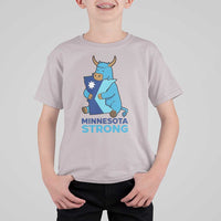 Minnesota Strong T Shirt For Kid Blue Ox Midwest Folklore Heritage