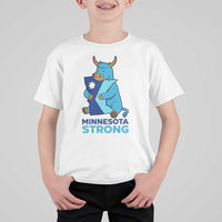 Minnesota Strong T Shirt For Kid Blue Ox Midwest Folklore Heritage
