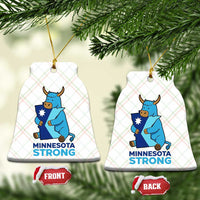 Minnesota Strong Ceramic Ornament Blue Ox Midwest Folklore Heritage