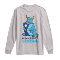 Minnesota Strong Long Sleeve Shirt Blue Ox Midwest Folklore Heritage