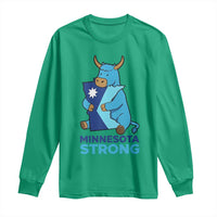 Minnesota Strong Long Sleeve Shirt Blue Ox Midwest Folklore Heritage