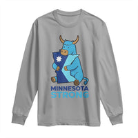 Minnesota Strong Long Sleeve Shirt Blue Ox Midwest Folklore Heritage