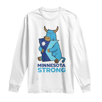 Minnesota Strong Long Sleeve Shirt Blue Ox Midwest Folklore Heritage