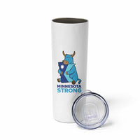 Minnesota Strong Skinny Tumbler Blue Ox Midwest Folklore Heritage