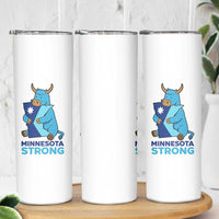 Minnesota Strong Skinny Tumbler Blue Ox Midwest Folklore Heritage