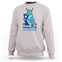 Minnesota Strong Sweatshirt Blue Ox Midwest Folklore Heritage