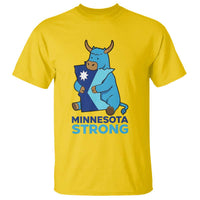 Minnesota Strong T Shirt Blue Ox Midwest Folklore Heritage