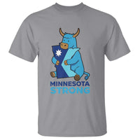 Minnesota Strong T Shirt Blue Ox Midwest Folklore Heritage