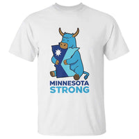 Minnesota Strong T Shirt Blue Ox Midwest Folklore Heritage