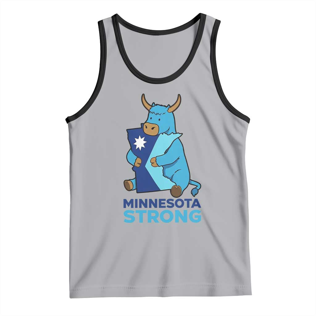 Minnesota Strong Tank Top Blue Ox Midwest Folklore Heritage