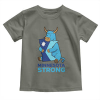 Minnesota Strong Toddler T Shirt Blue Ox Midwest Folklore Heritage