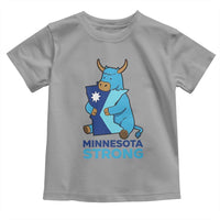 Minnesota Strong Toddler T Shirt Blue Ox Midwest Folklore Heritage