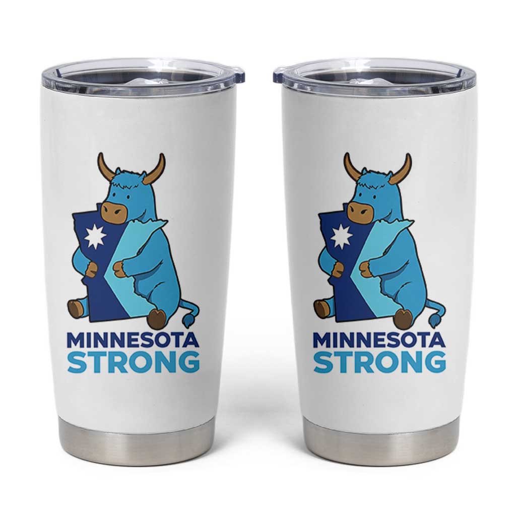 Minnesota Strong Tumbler Cup Blue Ox Midwest Folklore Heritage
