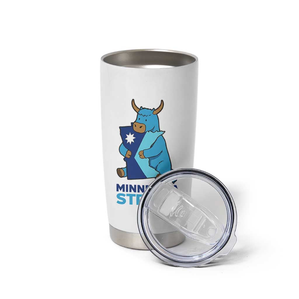 Minnesota Strong Tumbler Cup Blue Ox Midwest Folklore Heritage