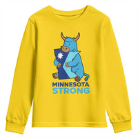 Minnesota Strong Youth Sweatshirt Blue Ox Midwest Folklore Heritage